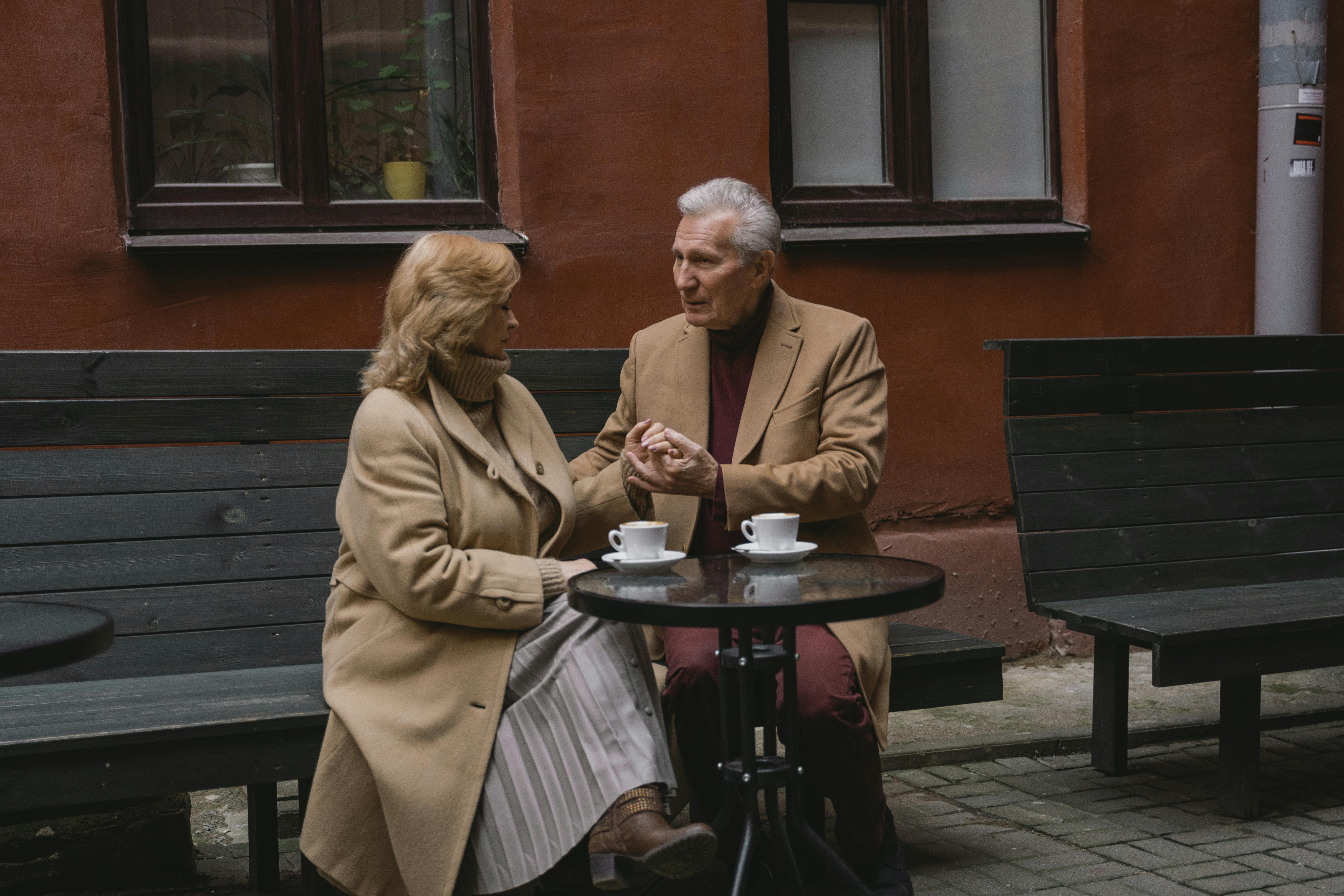 elderly couple